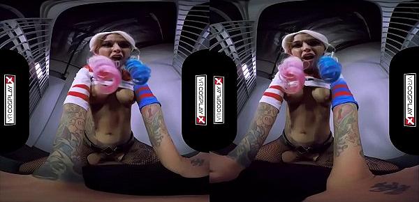  Suicide Squad XXX Cosplay VR Porn featuring Haley Quinn getting smashed